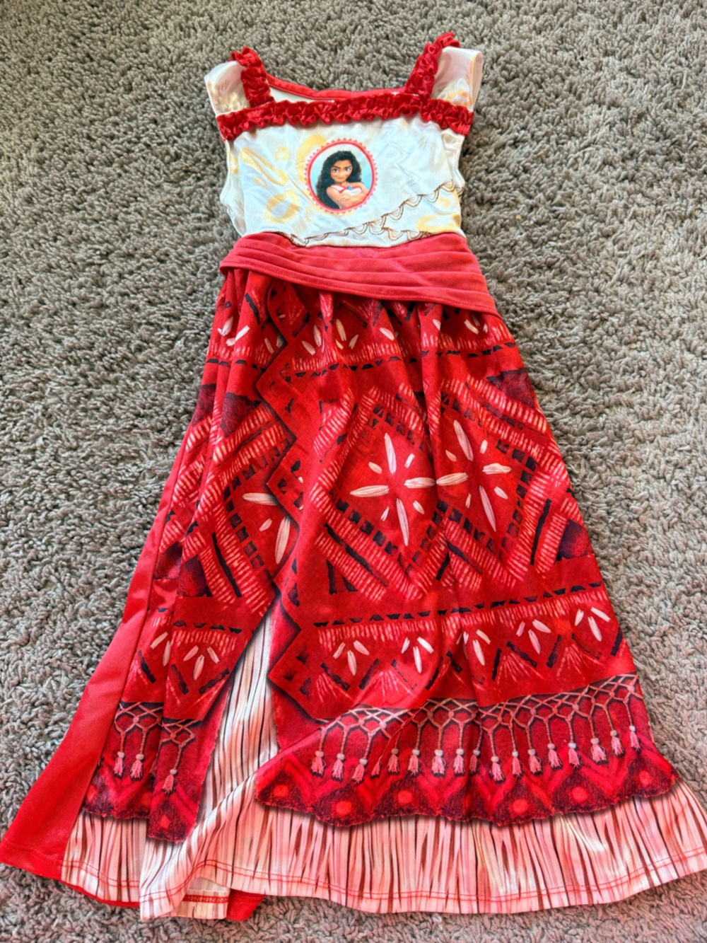Disney Moana 2 Red Dress